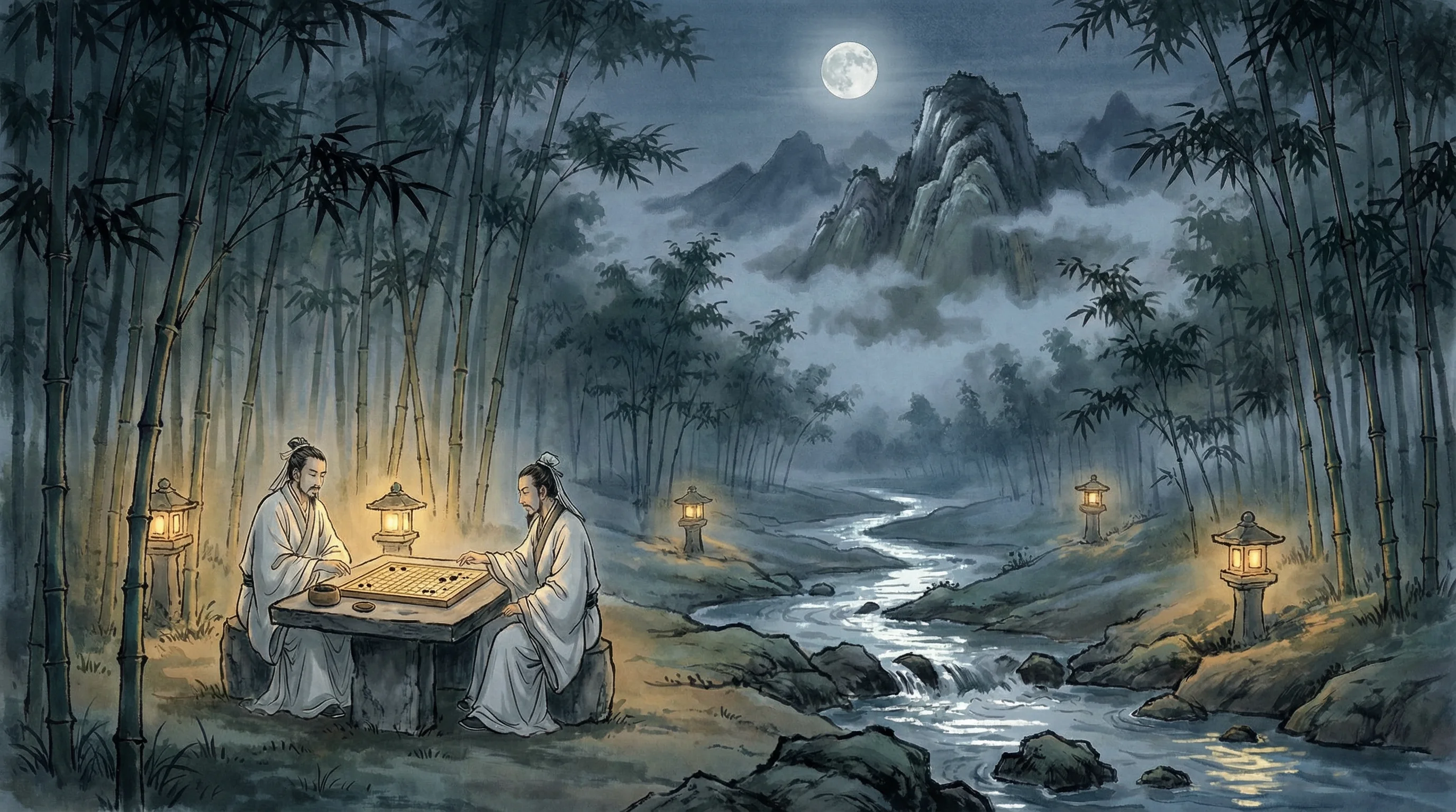 清风对弈 开元棋牌 月赛现场
